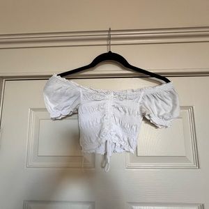 Garage Cami Ruched Front with Lace